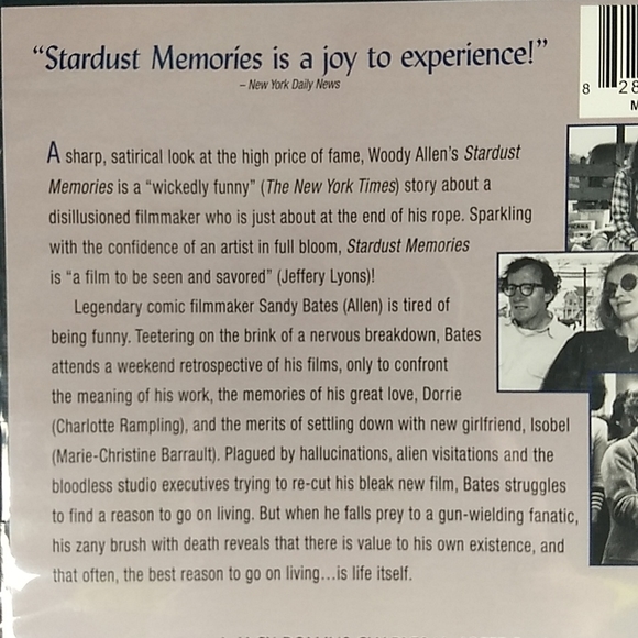 Stardust Memories, Factory Sealed DVD - Picture 4 of 7